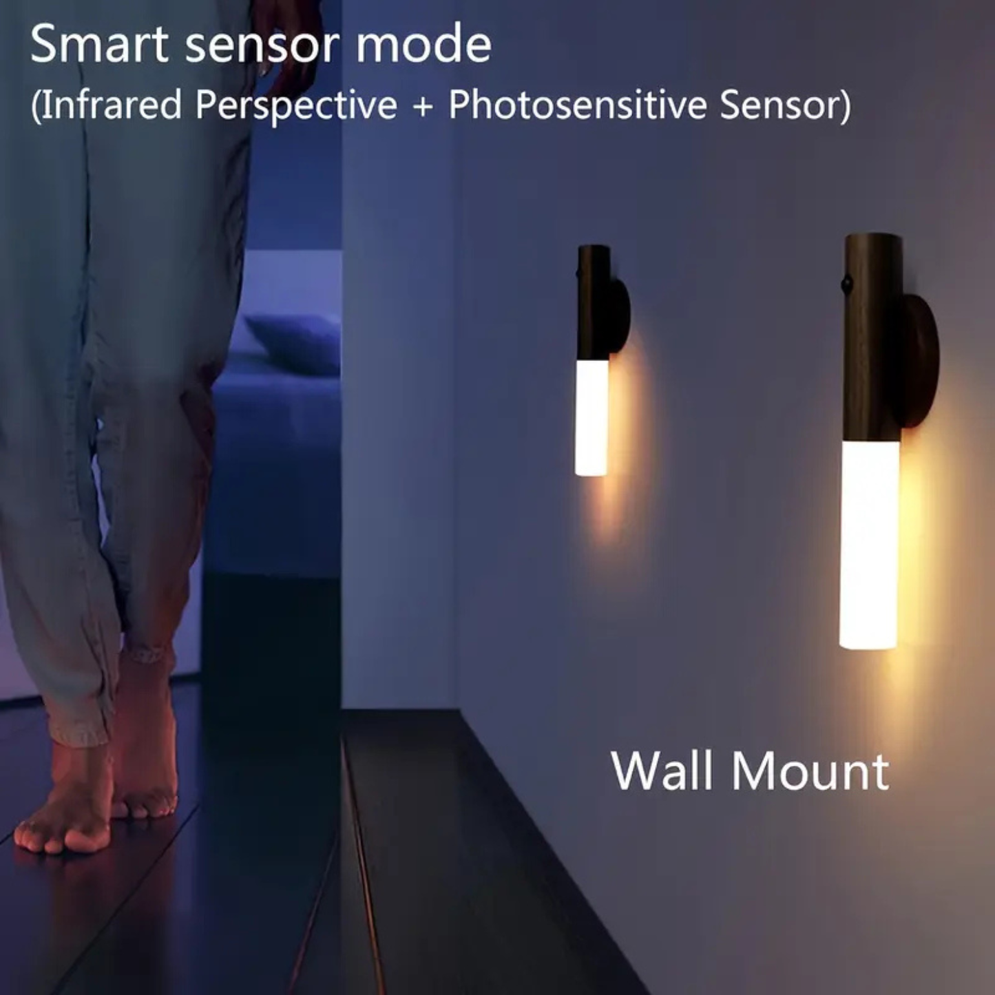 SMART TORCH - LEGNO DI NOCE