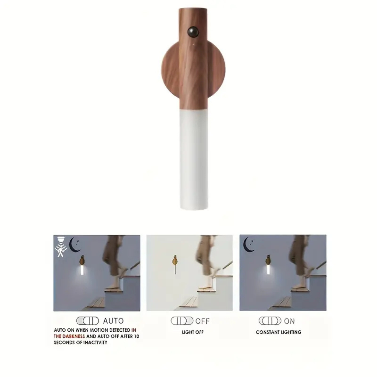 SMART TORCH - LEGNO DI NOCE